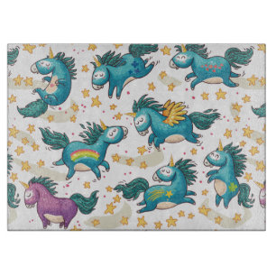 Planche À Découper Motif Unicorn