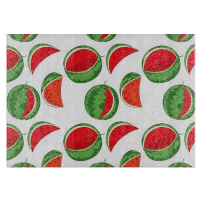 Planche À Découper Motif Whimsical Watermelon (Devant)