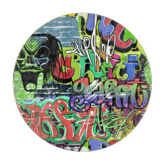 Planche À Découper Mur de graffitis : Hip hop urbain