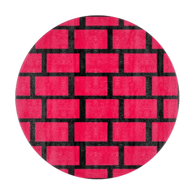 PLANCHE À DÉCOUPER MUR EN BRIQUE ROUGE (Devant)