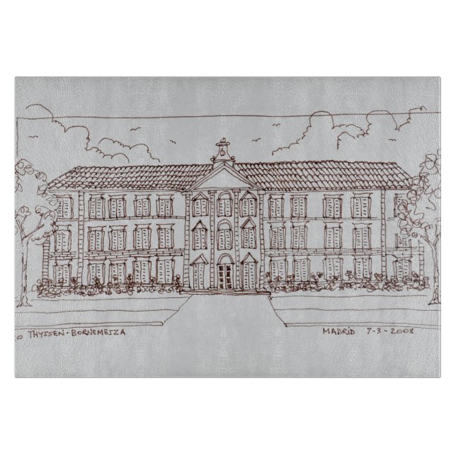 Planche À Découper Museo Thyssen-Bornemisza| Madrid, Espagne (Devant)