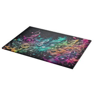 Planche À Découper musique graffiti