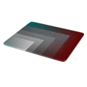 Planche À Découper N - turquoise gris bordeaux