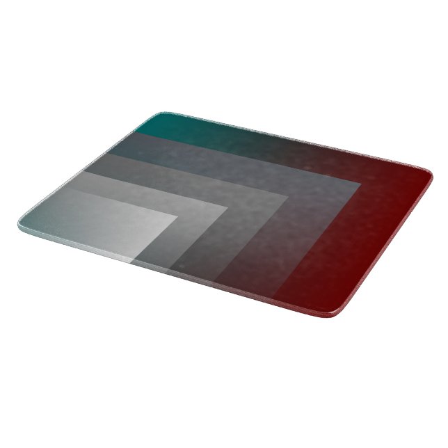 Planche À Découper N - turquoise gris bordeaux (Coin)