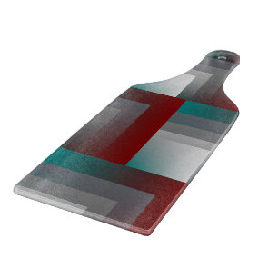 Planche À Découper N - turquoise gris bordeaux