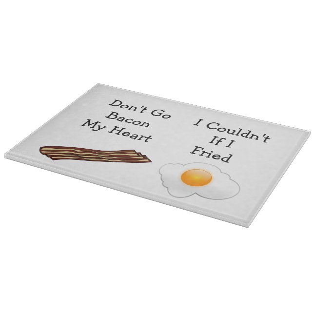 Planche À Découper N'allez pas Bacon Mon Coeur Drôle (Coin)