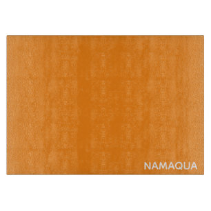 Planche À Découper Namaqua orange nom de la couleur