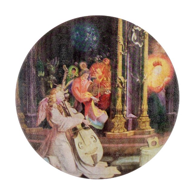 PLANCHE À DÉCOUPER NATIVITÉ AVEC ANGELS - MAGIE DE NOËL (Devant)