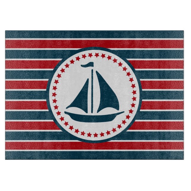 Planche À Découper Nautical design (Devant)