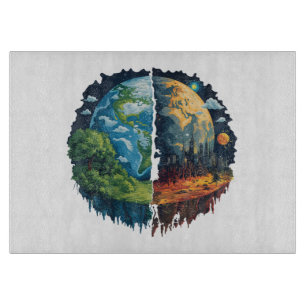 Planche À Découper Ne tuons pas la planète