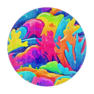 Planche À Découper Nébuleuse de Couleurs