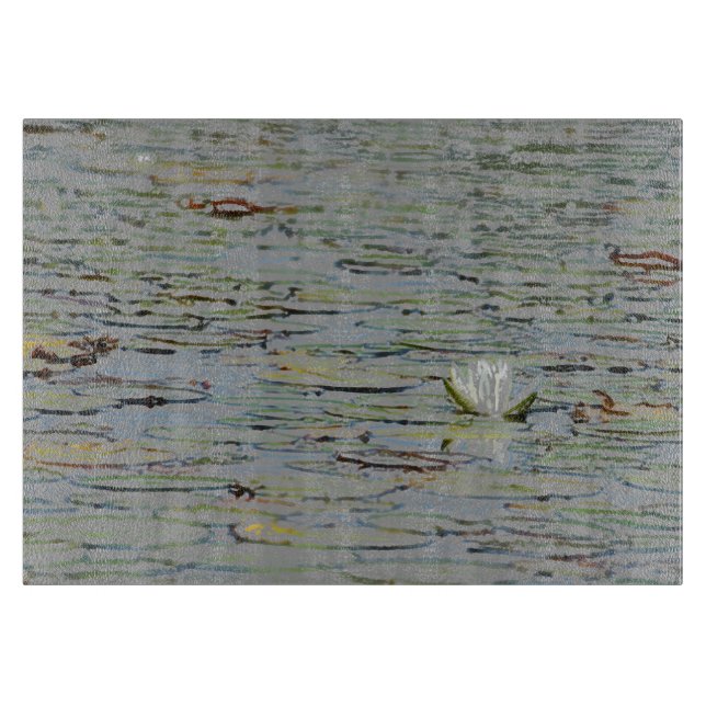 Planche À Découper Nénuphar Lake Fleur sauvage Cutting Board (Devant)