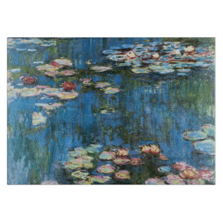 Planche À Découper Nénuphars par Claude Monet, impressionisme vintage