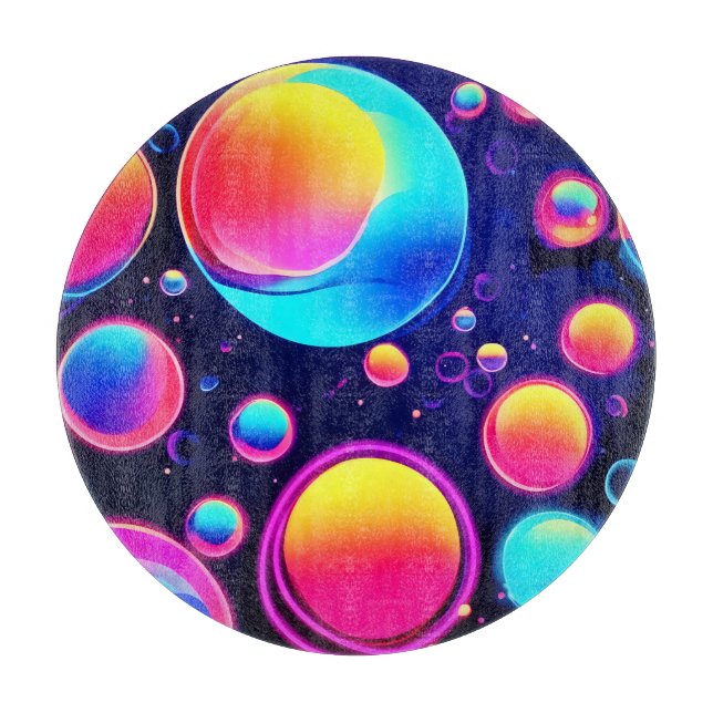 Planche À Découper Neon Bubble Universe (Devant)