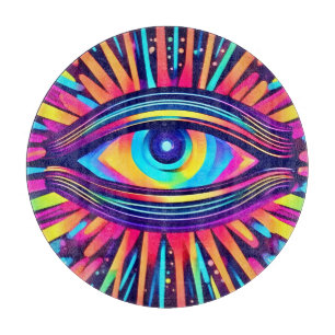 Planche À Découper Neon Eye of the Cosmos