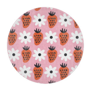 Planche À Découper néon or, lumières abstraites colorées.