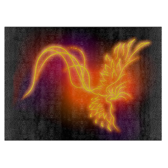 Planche À Découper Neon Phoenix (Devant)