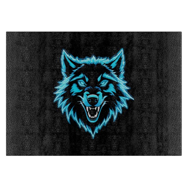 Planche À Découper Neon Wolf (Devant)