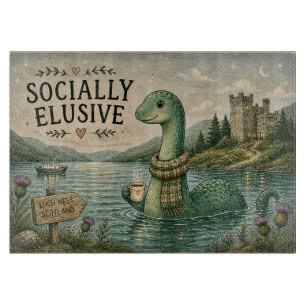 Planche À Découper Nessie insaisissable socialement Cryptide cosy Loc