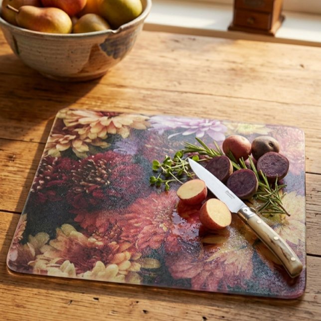 Planche À Découper Nocturne de Chrysanthème de la Moisson (Créateur téléchargé)
