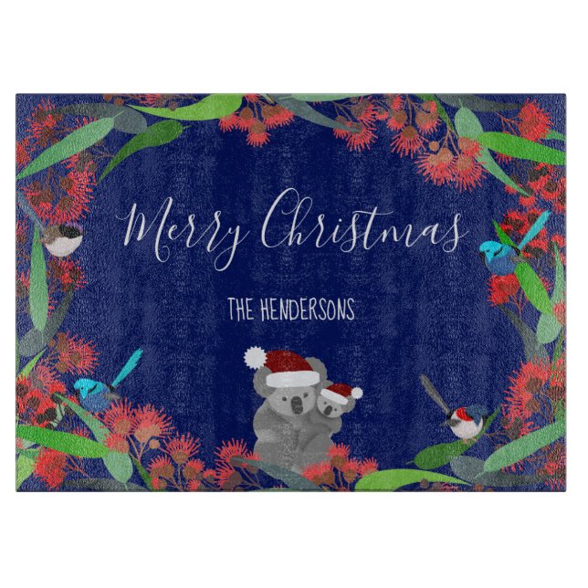 Planche À Découper Noël australien (Devant)