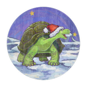 Planche À Découper Noël de la tortue nocturne étoilée