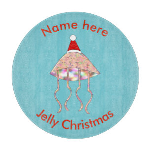 Planche À Découper Noël Jellyfish Custom Cutboard