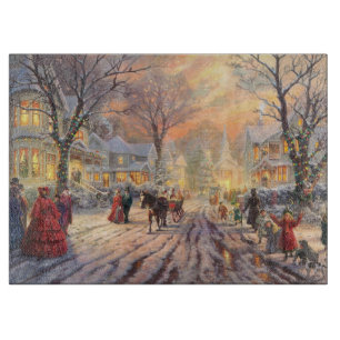 Planche À Découper Noël victorien