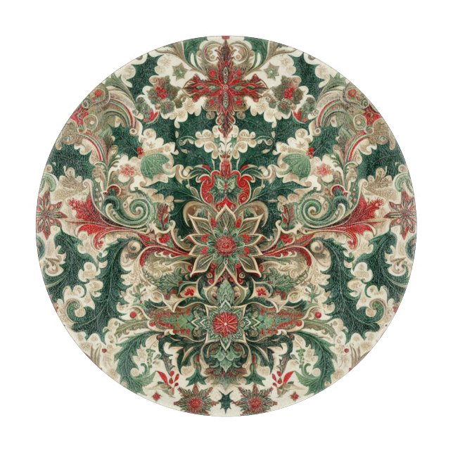 Planche À Découper Noël victorien/classique/Vintage (Devant)