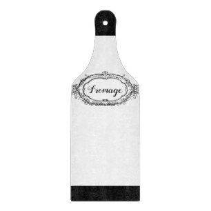Planche À Découper Noir et blanc Vintage classique