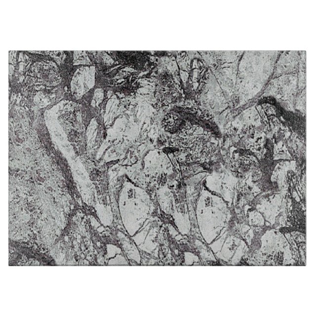 Planche À Découper Noir et Marbre blanc (Devant)