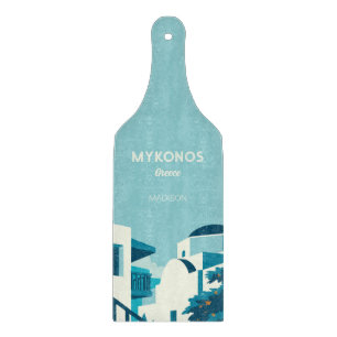 Planche À Découper Nom et texte personnalisés Grèce