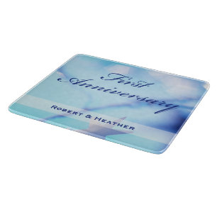 Planche À Découper Nom personnalisé, Étincelle du premier Mariage