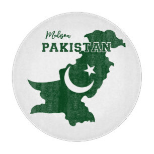 Planche À Découper Nom personnalisé Pakistan