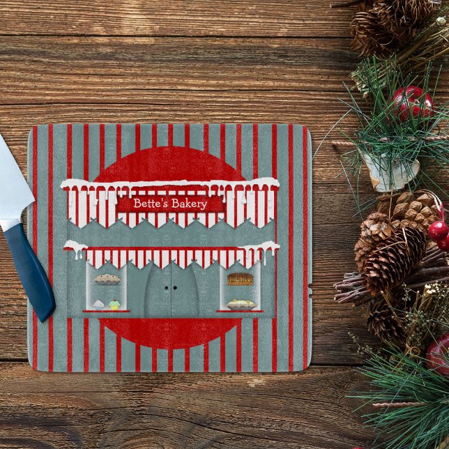 Planche À Découper Nom personnalisé Pays Boulangerie (Créateur téléchargé)