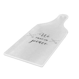 Planche À Découper Nous Préparons La Commission De Coupe De La Paix