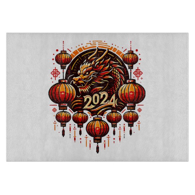 Planche À Découper nouvel an chinois 2024 (Devant)