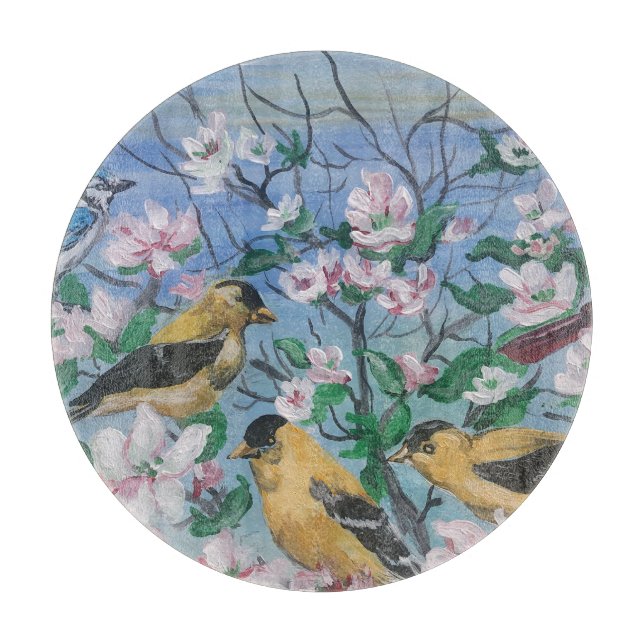 Planche À Découper Nouvelle collection d'oiseaux (Devant)