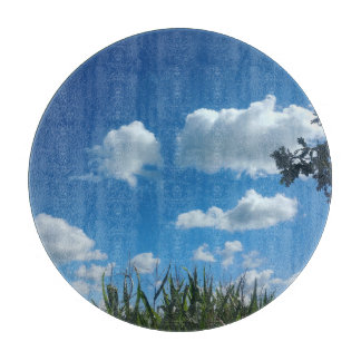 Planche À Découper Nuages Et Ciel Bleu