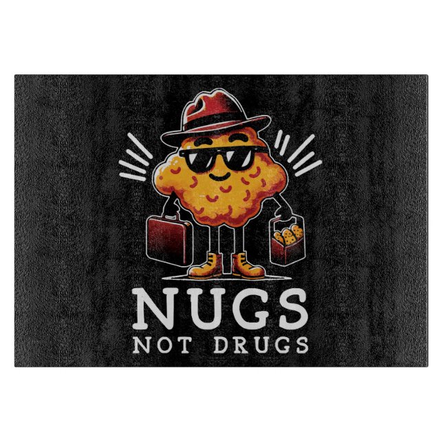 Planche À Découper Nuggets Croustillants Pas de Drogue (Devant)