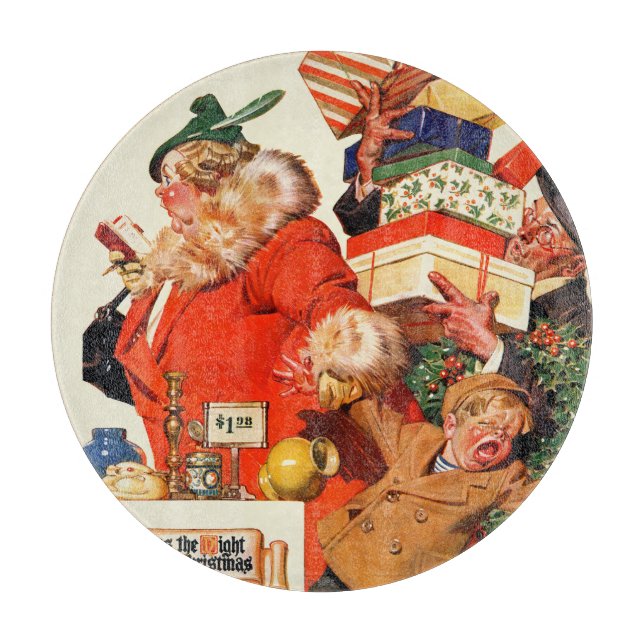 Planche À Découper Nuit avant Noël (Devant)