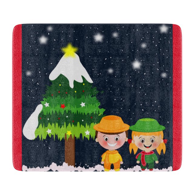 PLANCHE À DÉCOUPER NUIT DE NOËL (Devant)