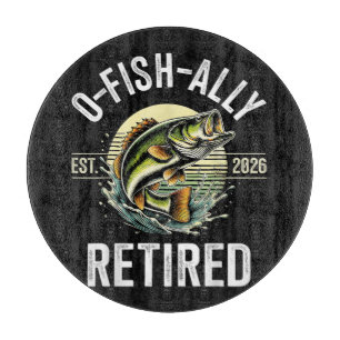 Planche À Découper O-Fish-Ally Retraité Pêcheur 2026 Pêche