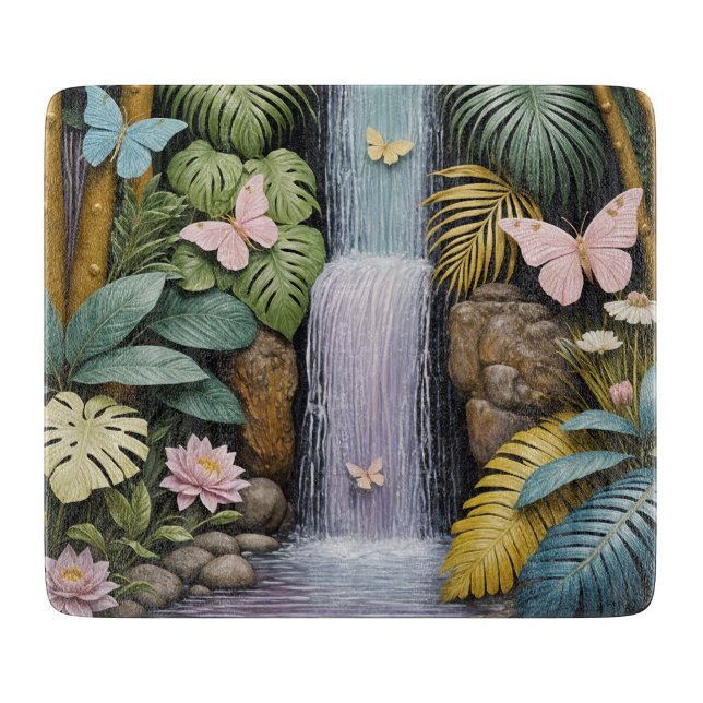Planche À Découper Oasis des Chutes Enchantées (Devant)