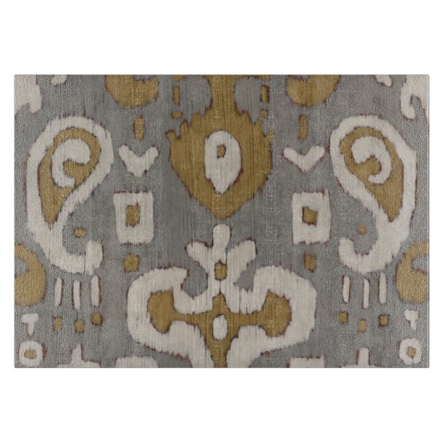 Planche À Découper Ochre Ikat I (Devant)