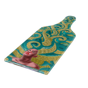 Planche À Découper Octopus Femme Coupe Tentacles Or