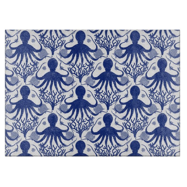 Planche À Découper Octopus (light background) (Devant)