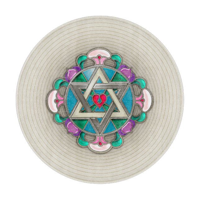 Planche À Découper Office de charcuterie Garden Star (Devant)