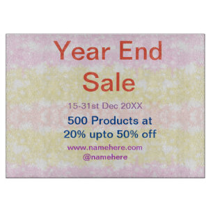 Planche À Découper Offre de promotion commerciale de vente de fin d'a