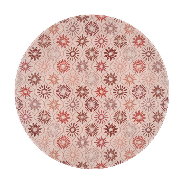 Planche À Découper Ogee Boho fleurs (Devant)